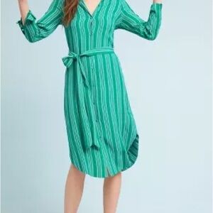 Maeve Martina Belted Shirtdress